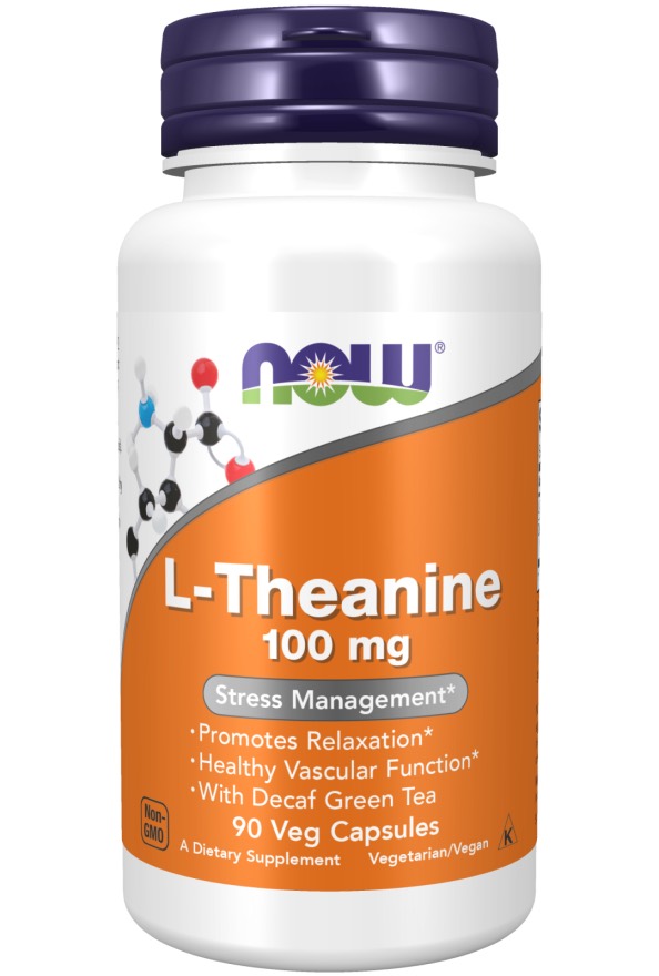 NOW Foods L-Theanine 100 mg